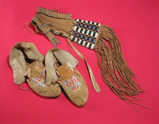Moccasins and Gaiters, Plains Indians, c.1820